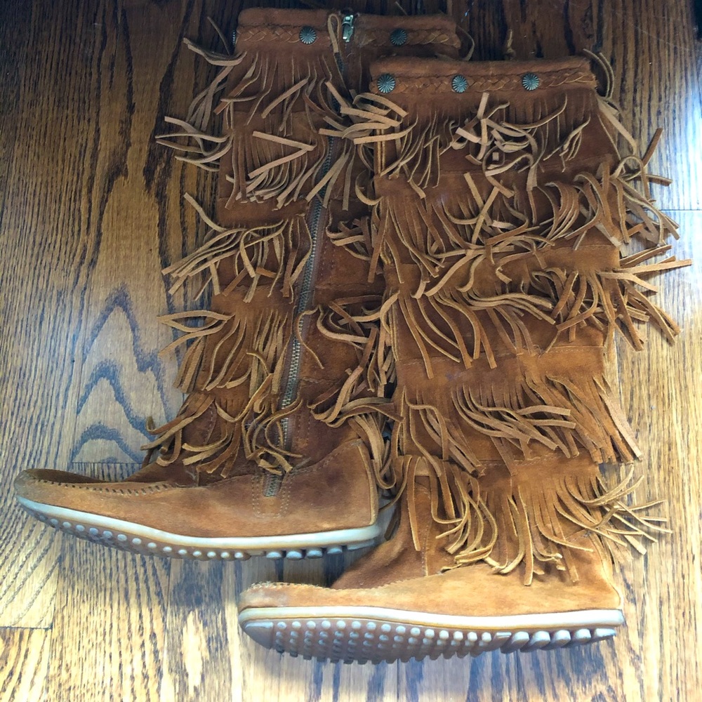 Boots with Fringe
